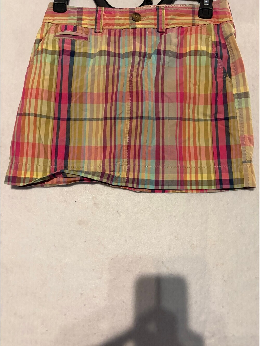 Old Navy Women's Plaid Cotton Mini Skirt Size 0
